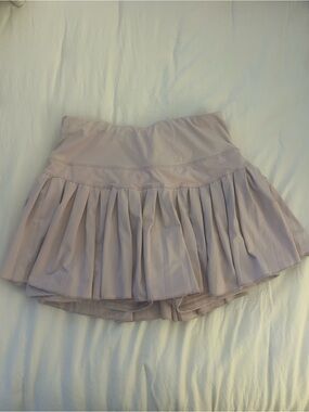 Gold Hinge athletic skirt, light pink